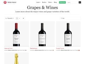 Wines Grid